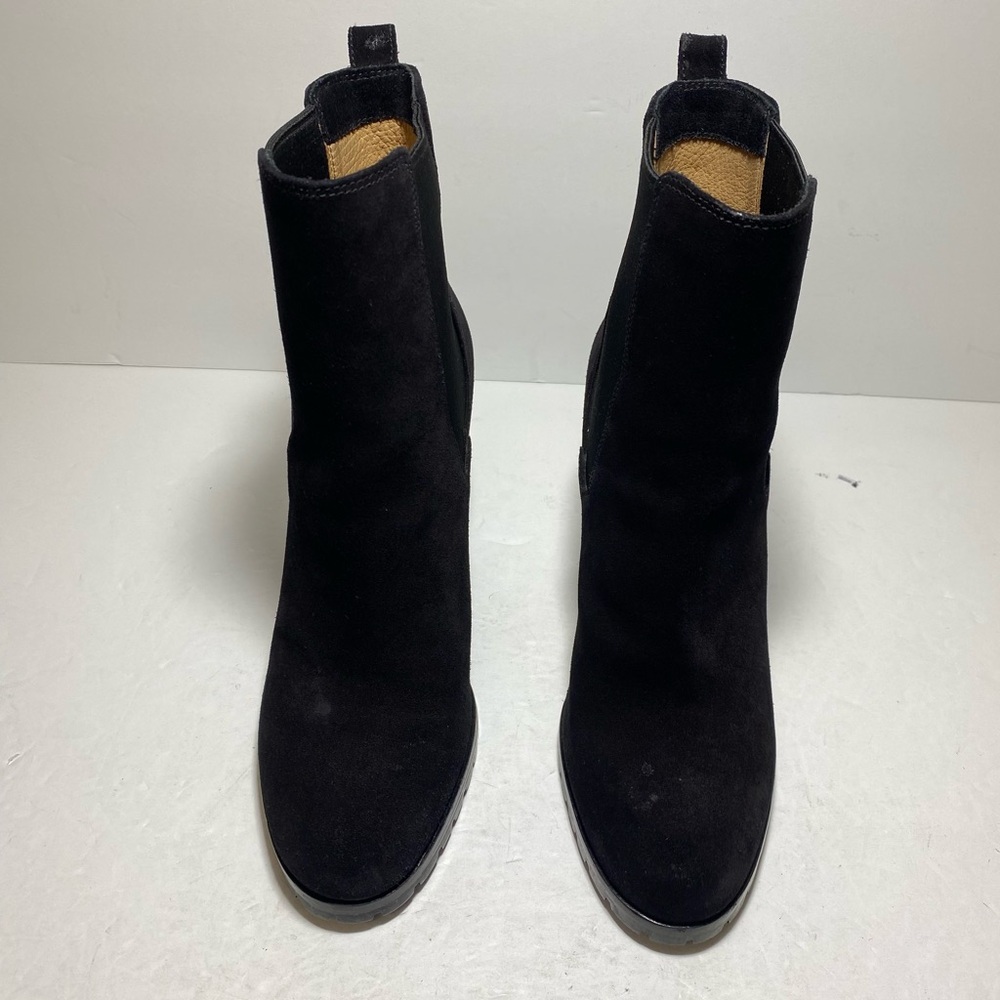 Coach Odelle Black Suede Chelsea Boots Women's Ankle Boots Size 7.5 - Picture 4 of 16
